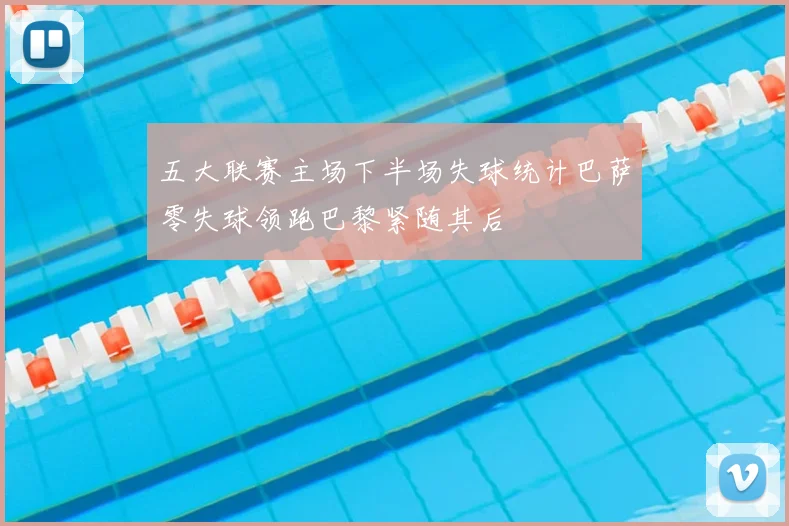 五大联赛主场下半场失球统计巴萨零失球领跑巴黎紧随其后