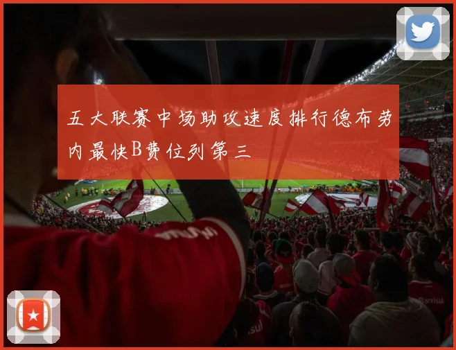 五大联赛中场助攻速度排行德布劳内最快B费位列第三